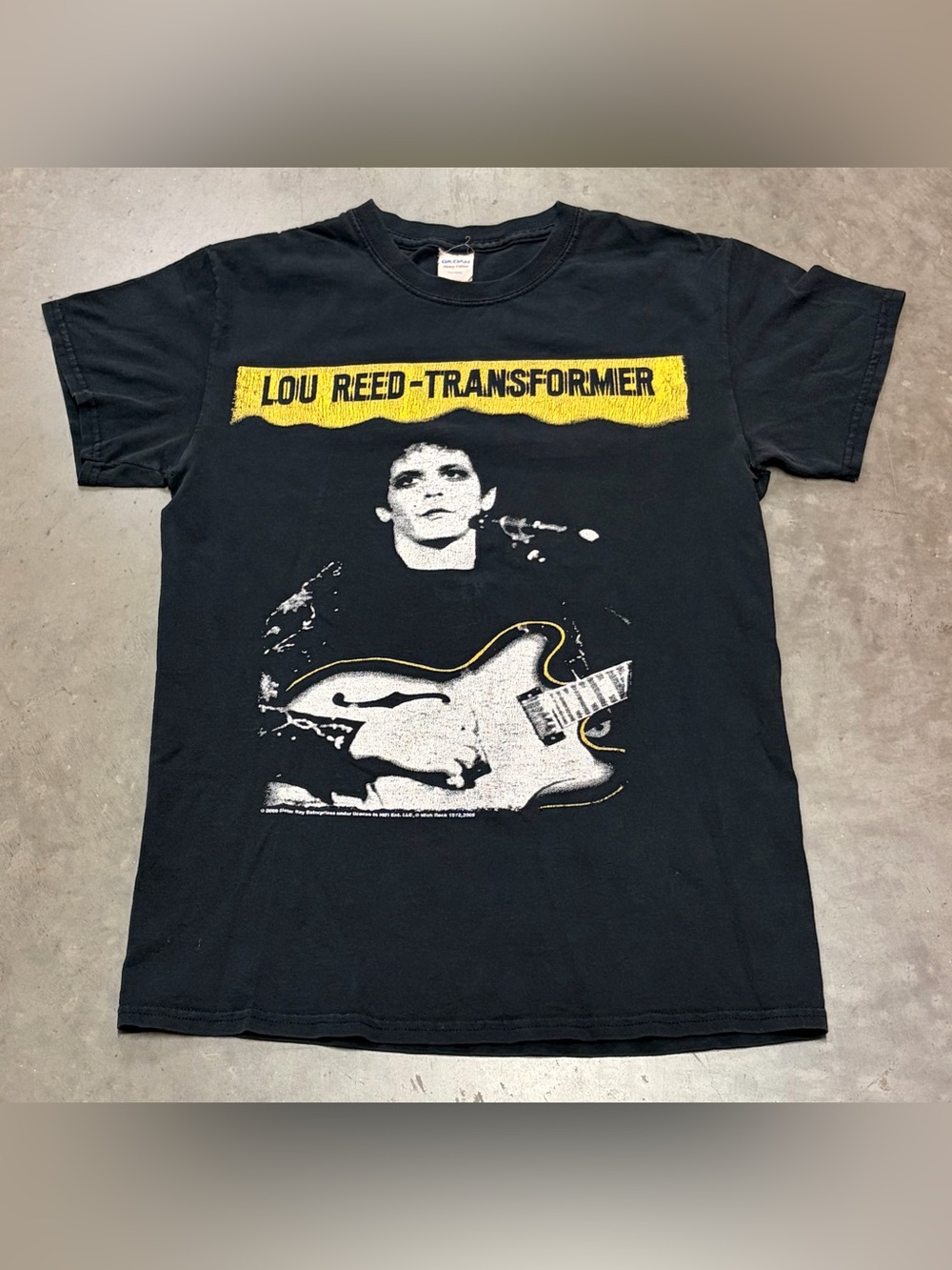 Y2K 2009 Gildan Lou Reed 'Transformer' Graphic Tee